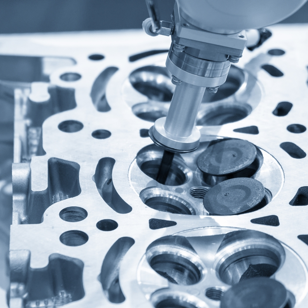 close up of valve seat