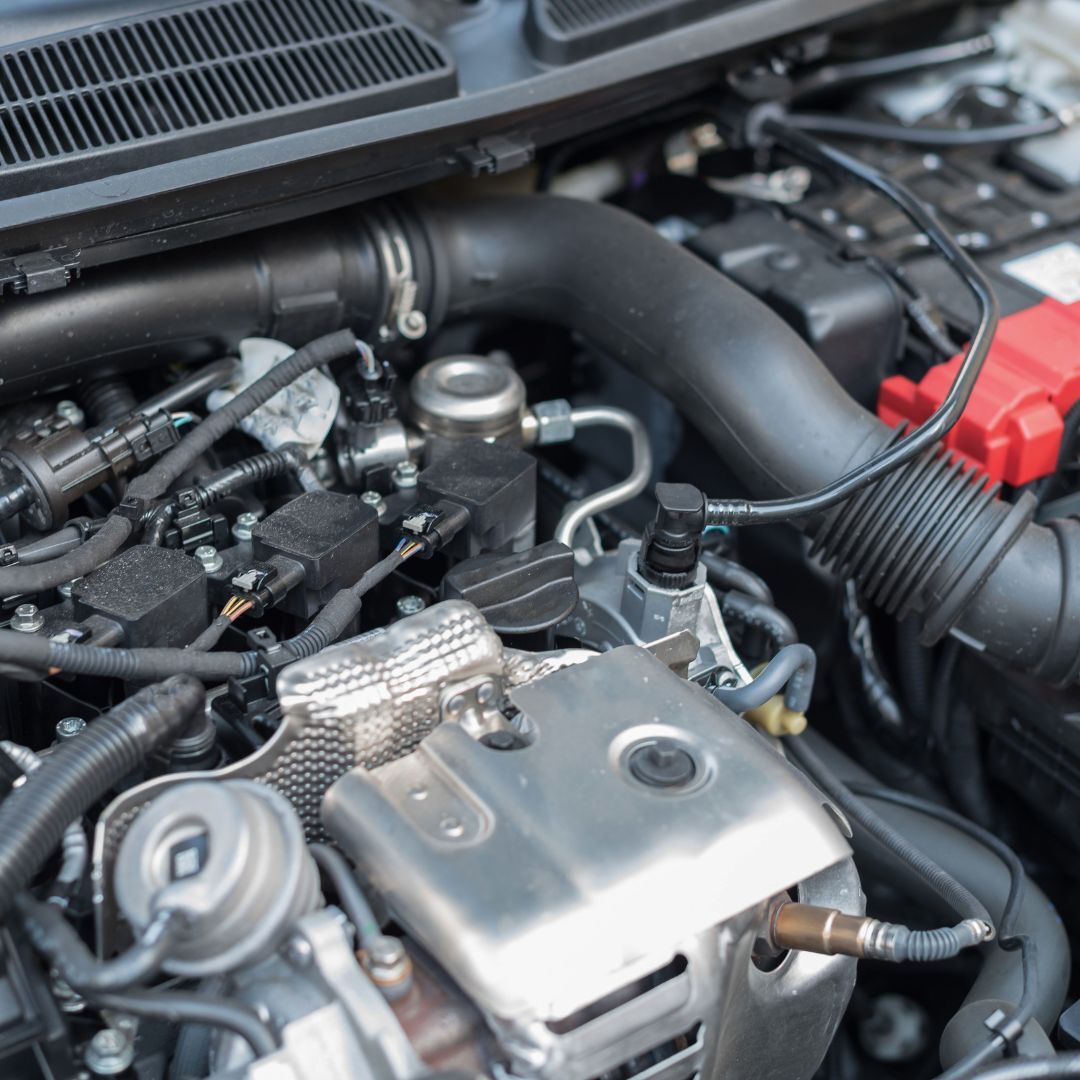 clean engine in vehicle